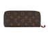 Louis Vuitton Clemence Wallet, back view